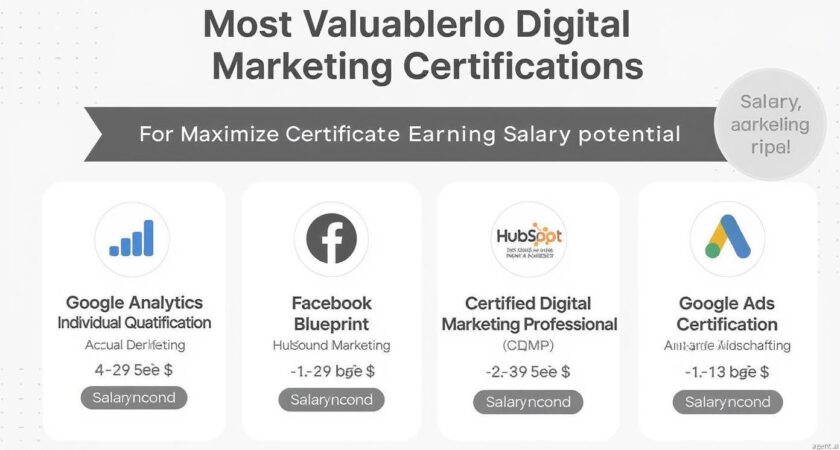 Which Certification Will Get You the Highest Salary in Digital Marketing?